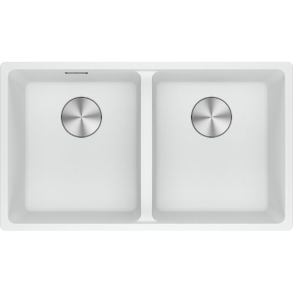 FRANKE Maris MRG 120-35-35 Double Bowl Fragranite Undermount/Flushmount Sink