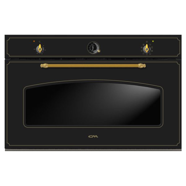 CM F9 XL COUNTRY BLACK - 90cm Built-In Electric Oven 120L