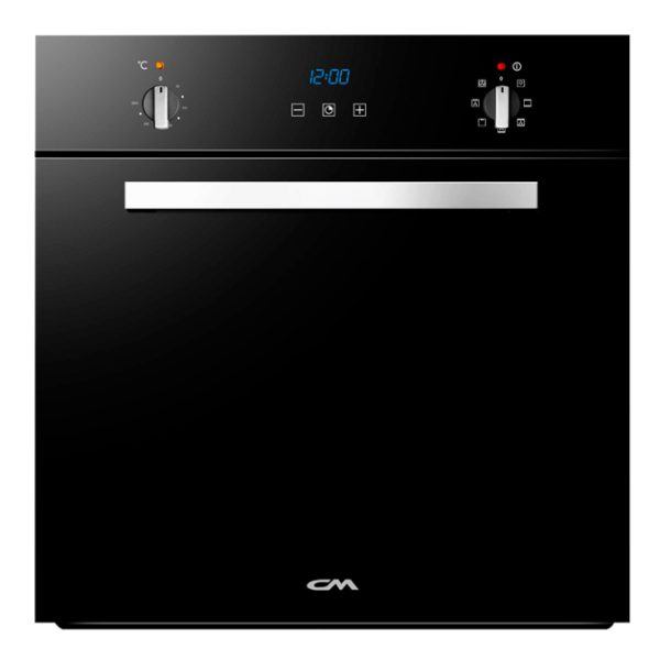 CM LIFE STD1 FM Built-In Electric Black Stainless Steel Oven 60cm