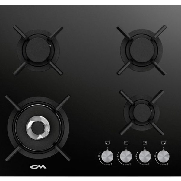CM DIAMOND 60 Glass On Hob Black 60cm