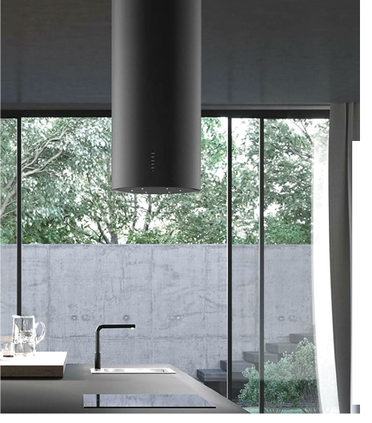 CM ISOLA CYLINDER BLACK ISLAND CHIMNEY