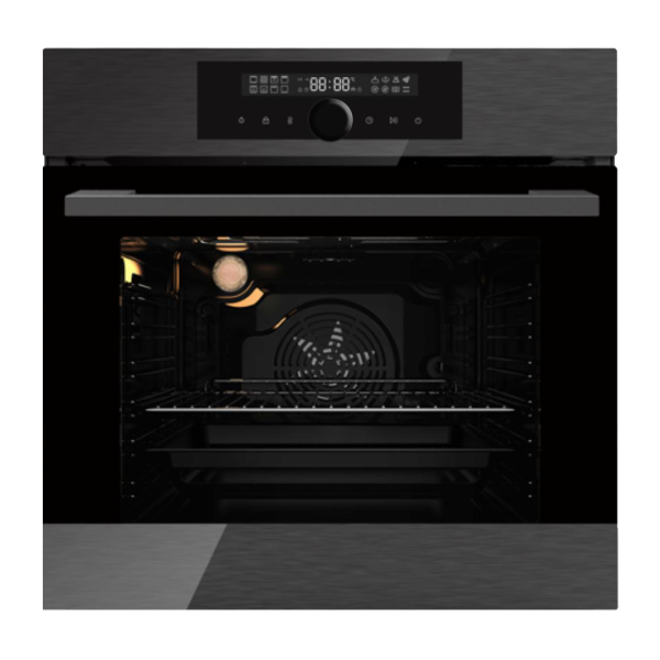 CM Royal Matte Black Built-in Electric Oven - 60cm