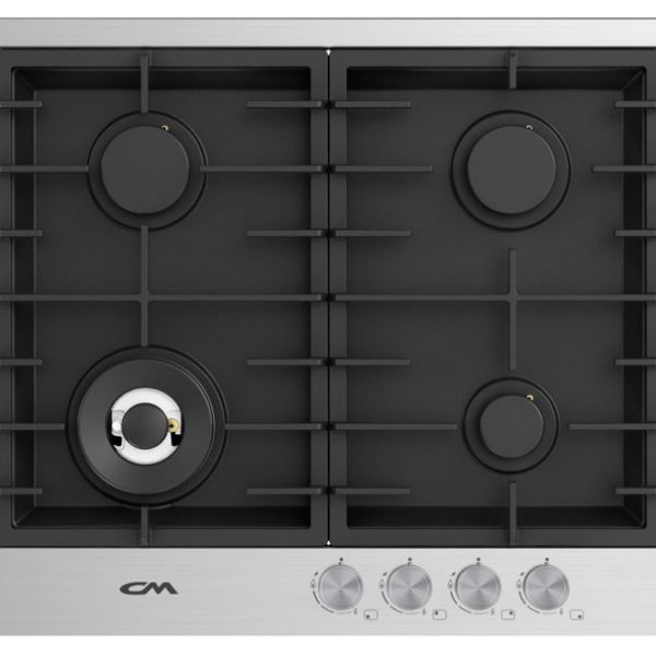 CM TWIN 60 4B INOX Stainless Steel Hob 60cm