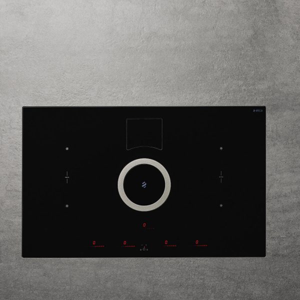 Elica Nikolatesla Switch Black Hood And Cooktop Hob 83cm