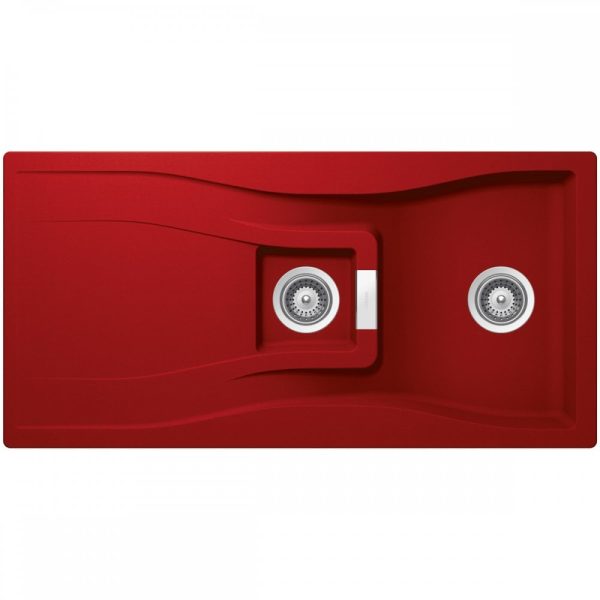 Schock Waterfall D150 Rouge Red - 1.5 Bowl Granite Sink