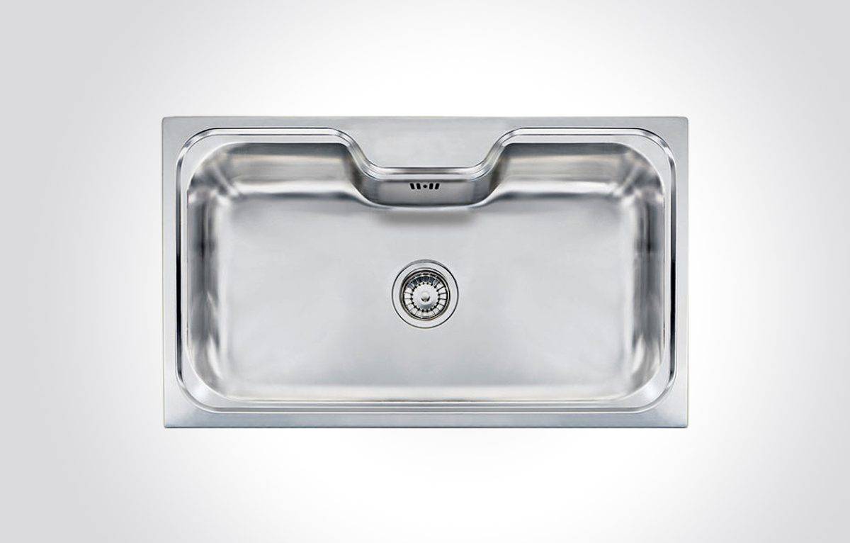 CM EUREKA Single Bowl Sink Satin Finish F3 86 X 51 cm - Image 1