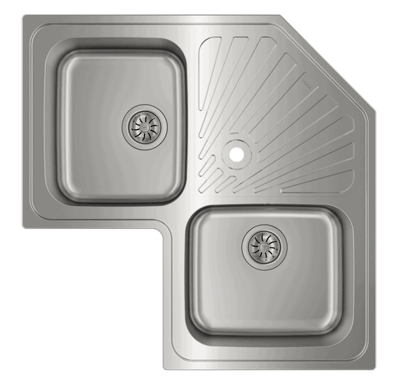 Teka TOTAL Angular 2B Inset Stainless Steel Sink