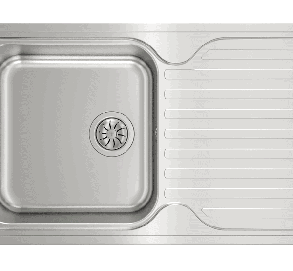 TEKA TOTAL Classic 1B 1D Inset Stainless Steel Sink with one bowl and one drainer