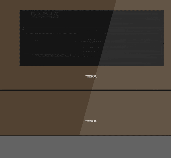 TEKA MAESTRO KIT VS/CP COLOR LB Frontal Glass for Plate Warmer and Vacuum Sealing Machine