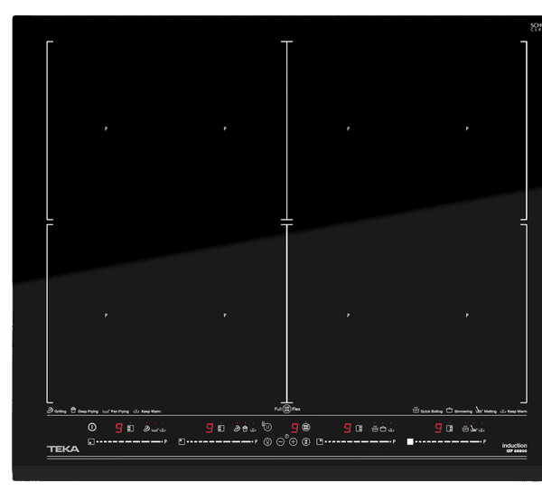 TEKA MAESTRO DirectSense IZF 68600 MSP DirectSense with Full Flex induction with 8 cooking zones in 60 cm