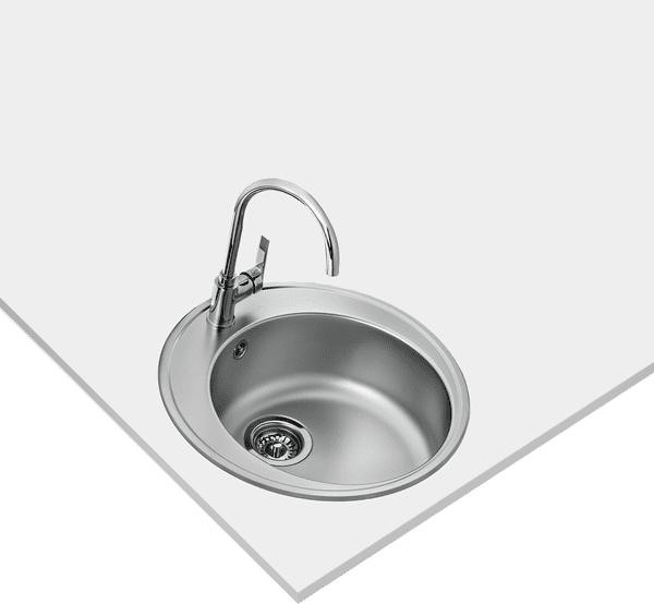 TEKA EASY Starbright 45 E-XN 1B ORB Inset sink with matt finish in 45 cm