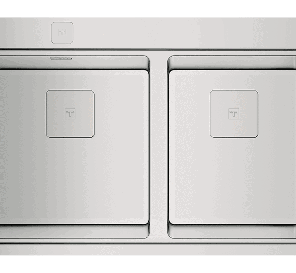 TEKA MAESTRO Zenit RS15 2C 86 Inset Stainless Steel Sink with two bowls