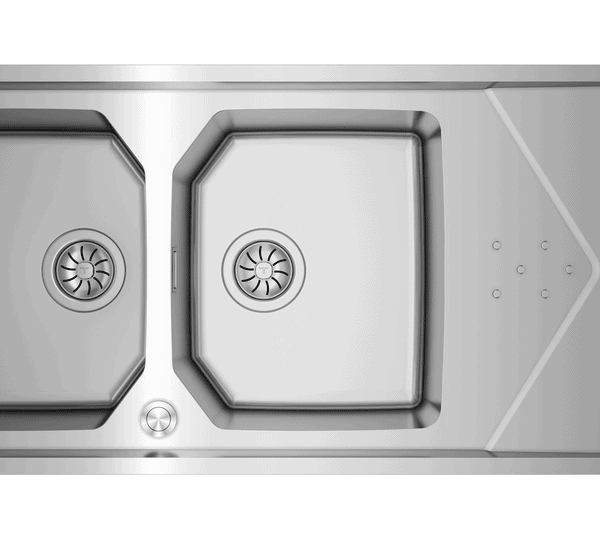 Teka MAESTRO Brooklyn 80 M-XP 2B 1D Double Bowl Stainless Steel Sink - 116cm
