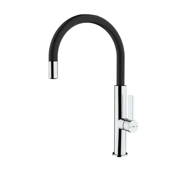 TEKA TOTAL FOT 995 Black Single Lever Kitchen Tap with aerator integrated in spout