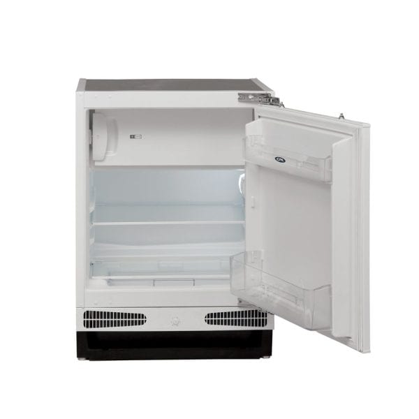 Stainless steel mini refrigerator with compact design, adjustable shelves, and energy-efficient features, ideal for kitchen and office use.