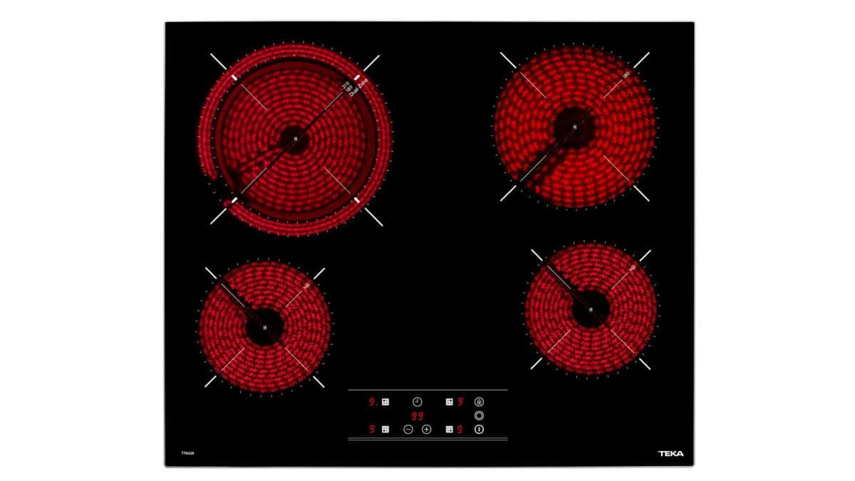 TEKA TOTAL TT 6420 60cm Vitroceramic Hob with 4 zones and Touch Control Slim metal frame - Image 1