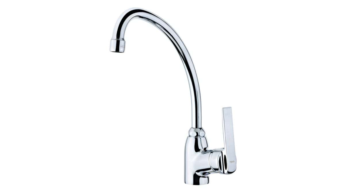 TEKA EASY IN 912 Single Lever Kitchen Tap with high spout and anti-scale areator - Image 1