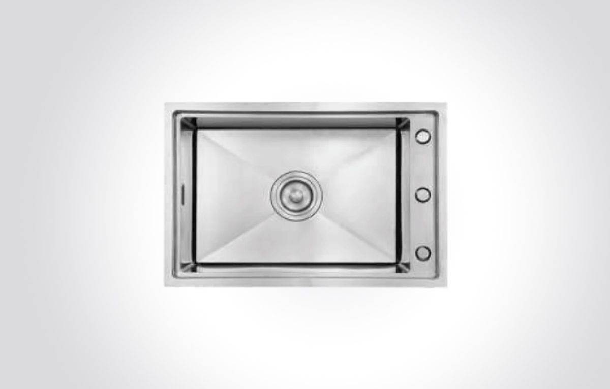 CM 6545 CR Single Bowl 650 X 450 cm Stainless Steel Sink - Image 1