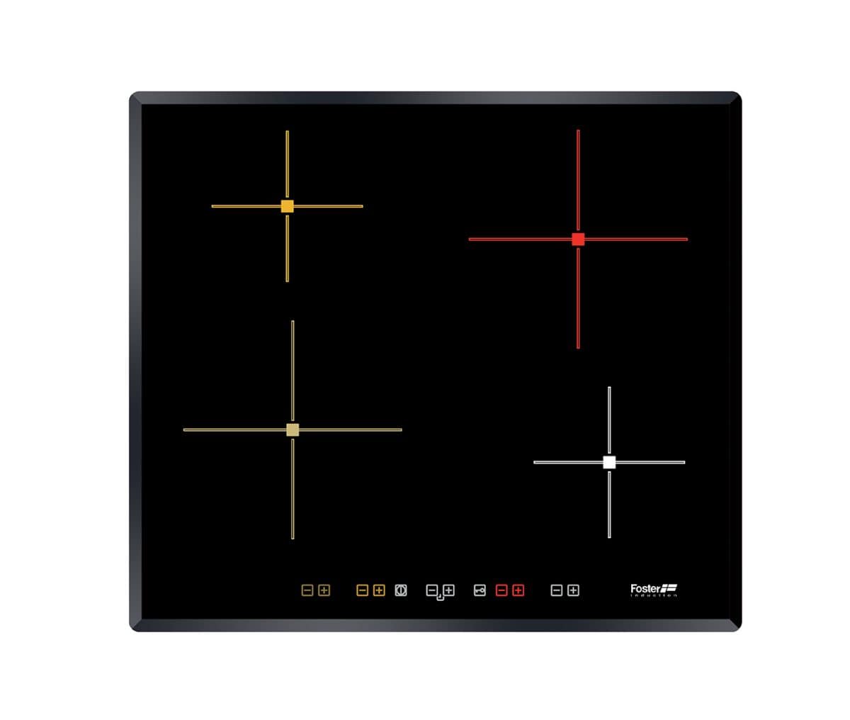 FOSTER 60cm Black Ceramic Glass Induction Hob - Image 1