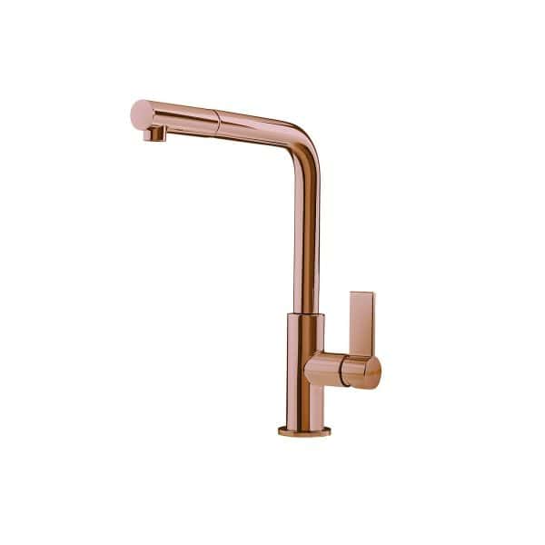 Foster 8498 858 Omega Plus Copper Single Lever Mixer With Rotating Barrel