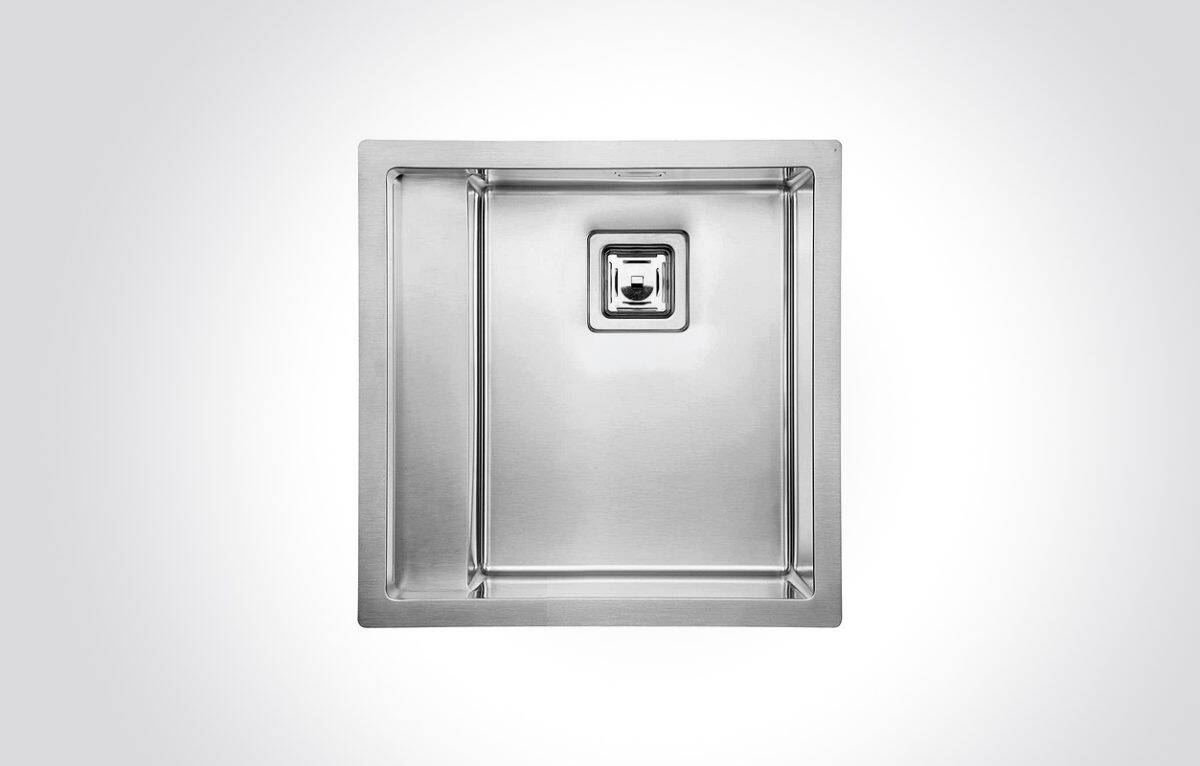 CM CALYPSO-UNDERTOP Single Bowl 51 X 51 cm Sink Satin Finish F3 - Image 1
