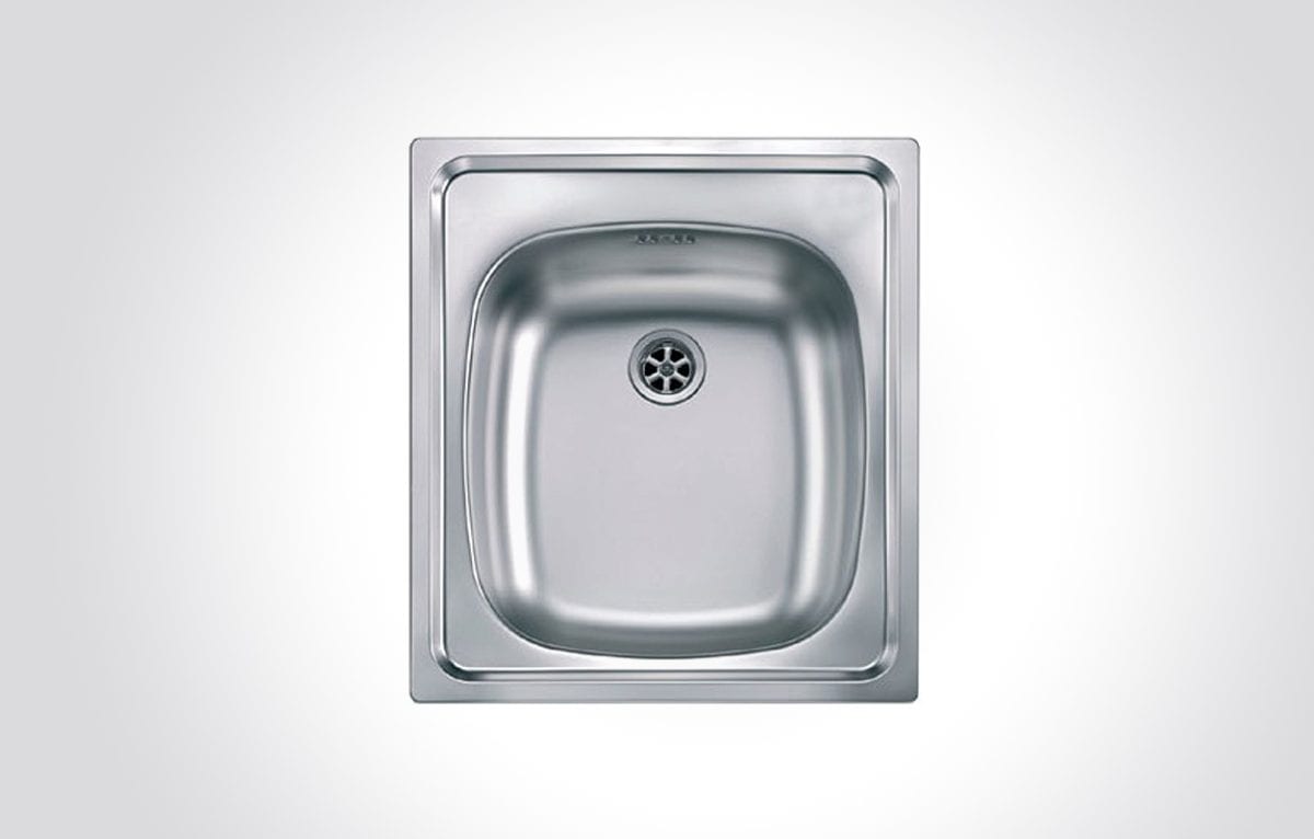 CM CINZIA Single Bowl Sink Satin Finish F2 44 X 50 cm - Image 1