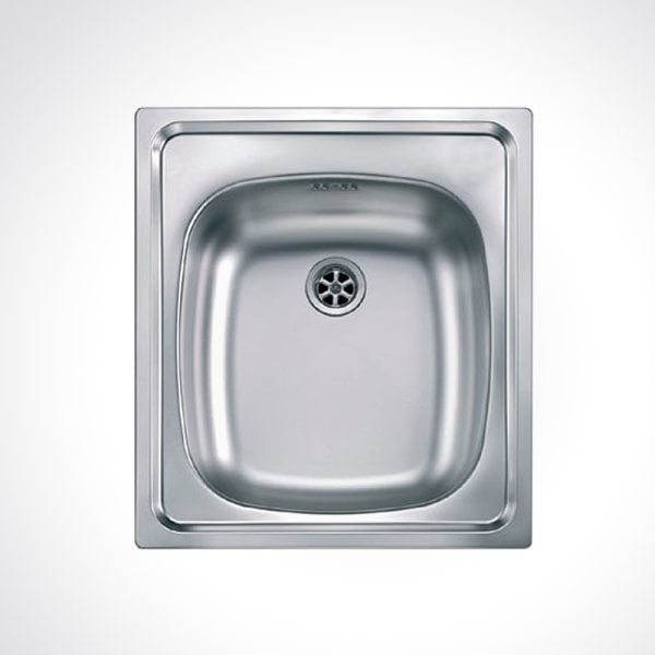 CM CINZIA Single Bowl Sink Satin Finish F2 44 X 50 cm