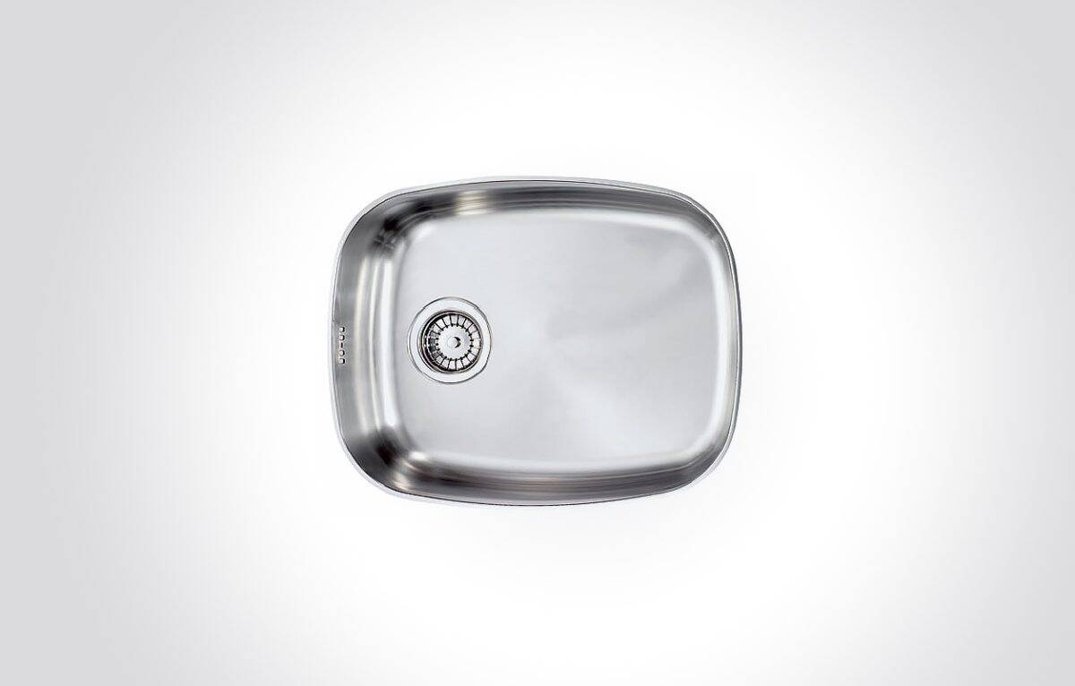 CM CINZIA-UNDERTOP Single Bowl Sink Satin Finish F3 53.8 X 42.5 cm - Image 1