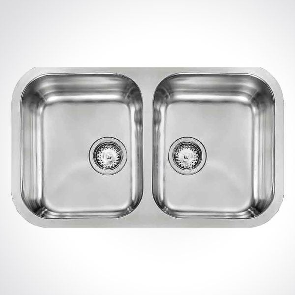 CM CINZIA-UNDERTOP Double Bowl 78.4 X 48 cm Sink Satin Finish F3
