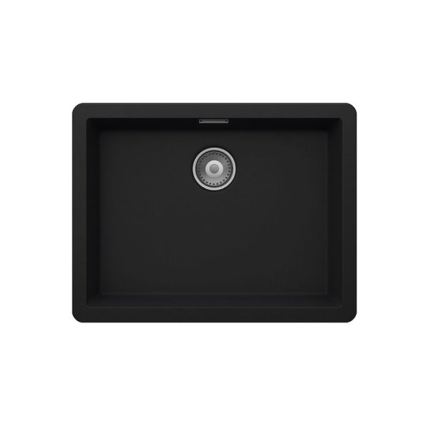 CM Nevada 54x44cm Black Nero – Single Bowl Granite Sink