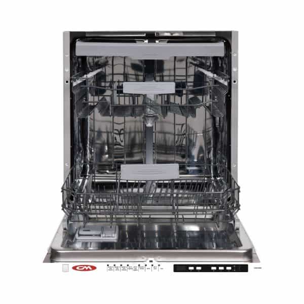 Stainless steel built-in dishwasher with adjustable racks, energy efficiency, and sleek modern design for kitchen remodeling and upgrades. Perfect for home or professional use.