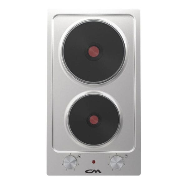 CM QUADRA 30 E Stainless Steel Electric Domino Hob 30cm