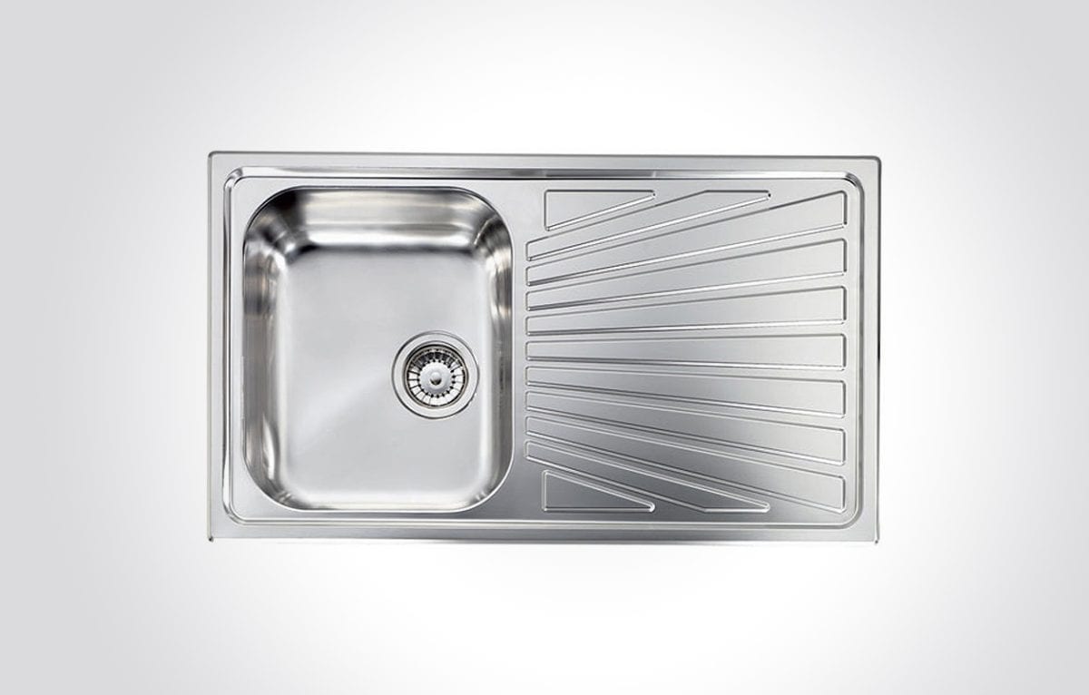 CM COMETA Single Bowl Stainless Steel Satin Finish F3 Sink 86 X 50 cm - Image 1