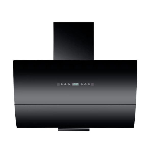 CM CURVE Wall-Mounted Matte Black Tempered Glass Hood 90cm