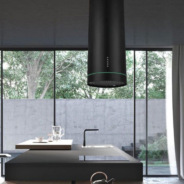 CM ISOLA CYLINDER BLACK ISLAND CHIMNEY