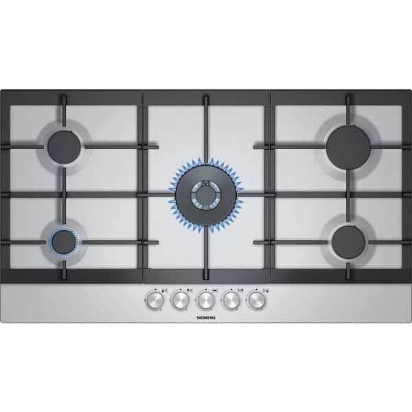 Siemens Built-In 90cm Gas Hob Stainless Steel 5 Burner