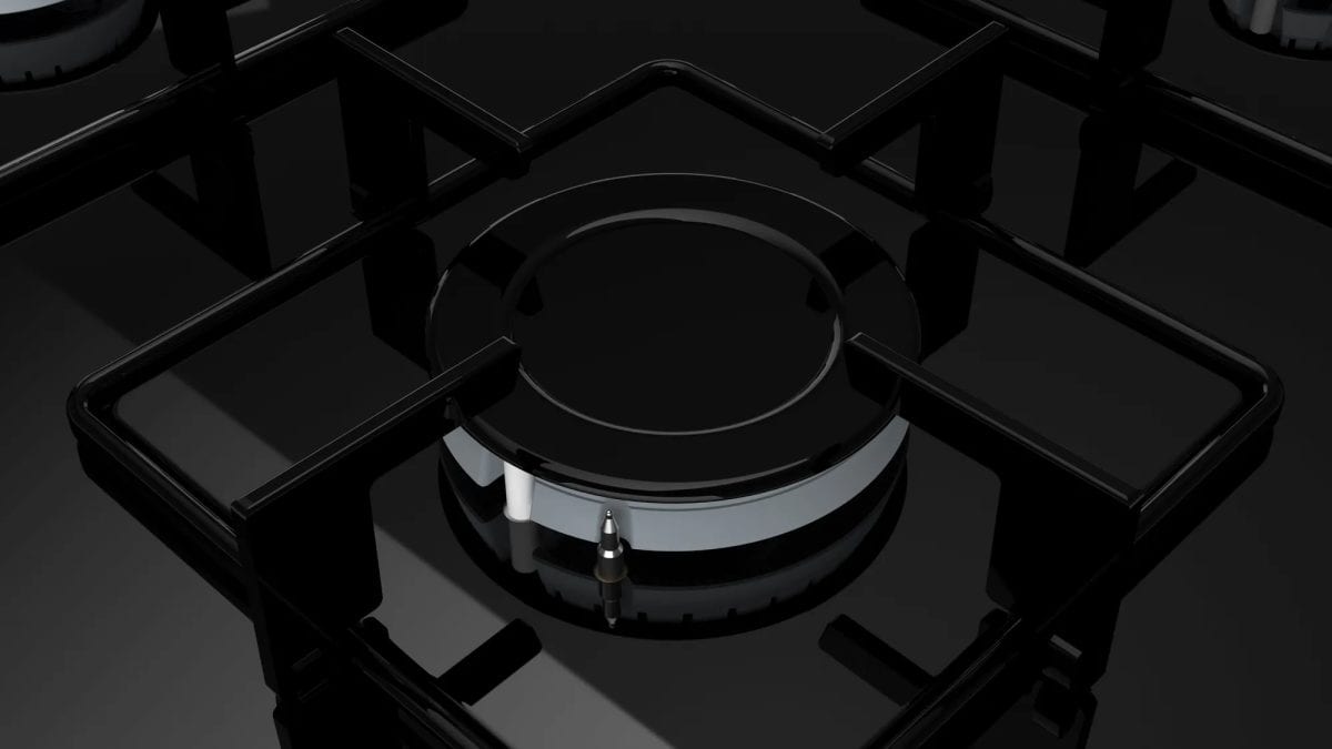 Siemens Gas Hob 60cm Tempered Glass Black - Image 3