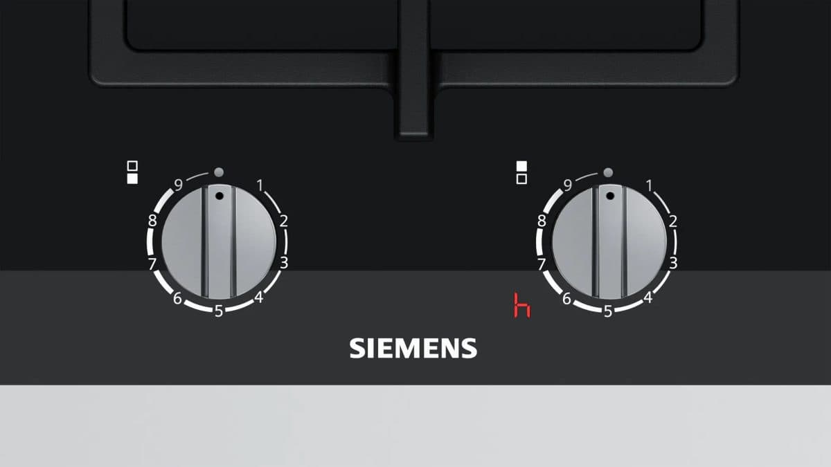 Siemens Domino Gas Hob 30cm Ceramic Black - Image 5