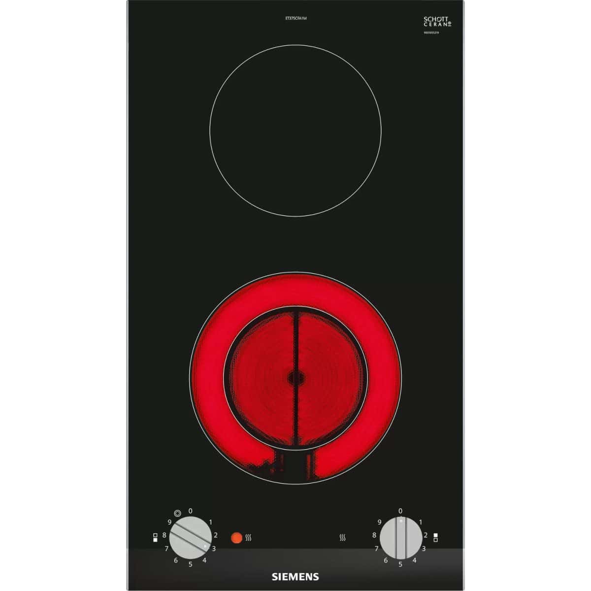 Siemens Built-In 30cm Domino Glass Ceramic Electric Hob - Image 1