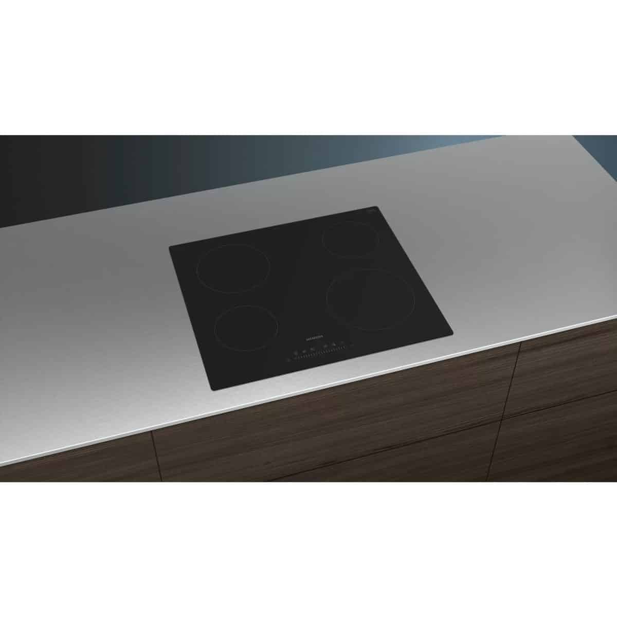 Siemens Built-In 60cm Ceramic Electric Hob Black - Image 4