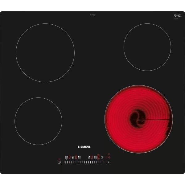 Siemens Built-In 60cm Ceramic Electric Hob Touch Slide Black