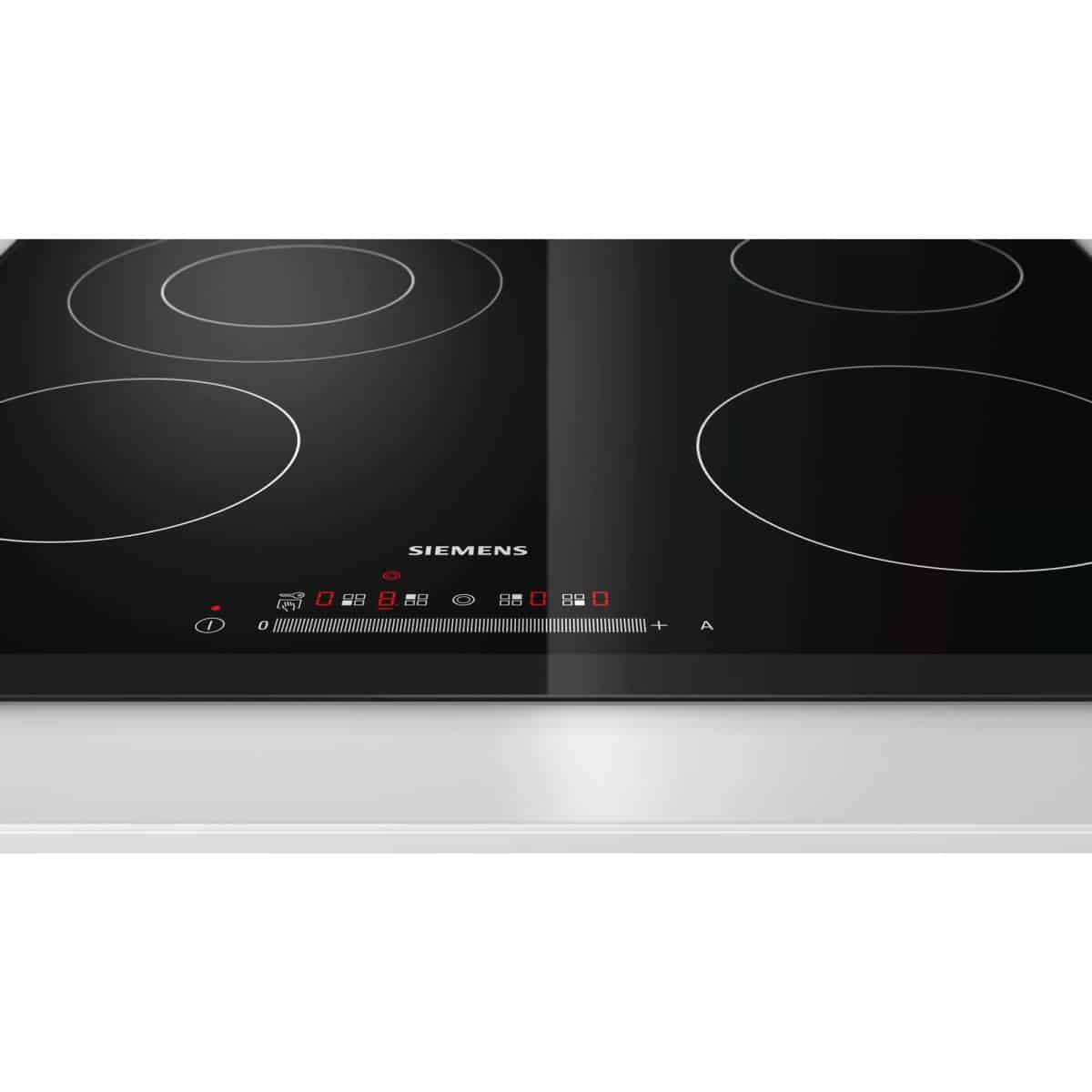 Siemens Built-In U-Facette 60Cm Ceramic Electric Hob Black - Image 2