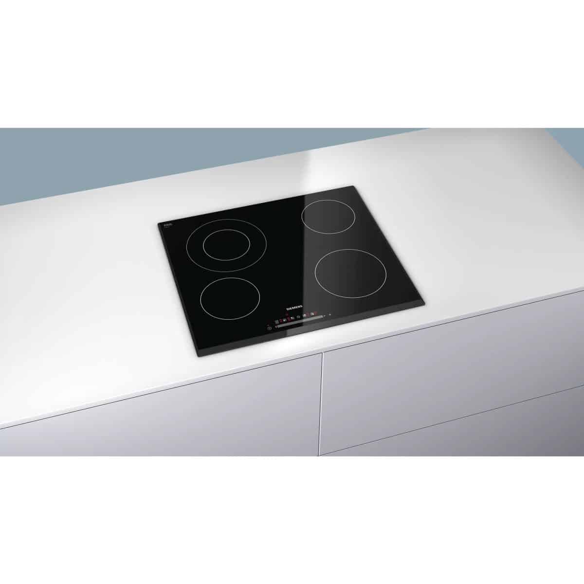 Siemens Built-In U-Facette 60Cm Ceramic Electric Hob Black - Image 4