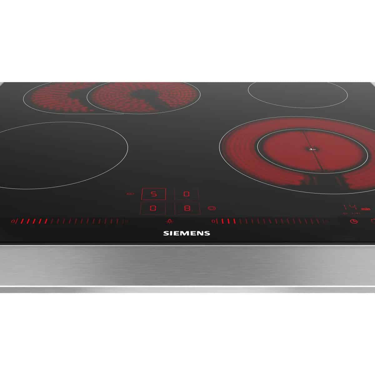 Siemens Built-In 60cm Ceramic Electric Hob with Remote Monitoring Black - Image 3