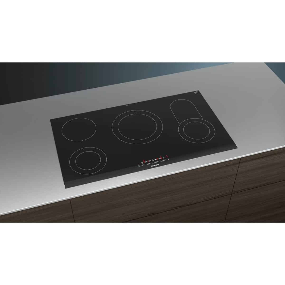 Siemens Built-In 90cm Ceramic Electric Hob Black - Image 4