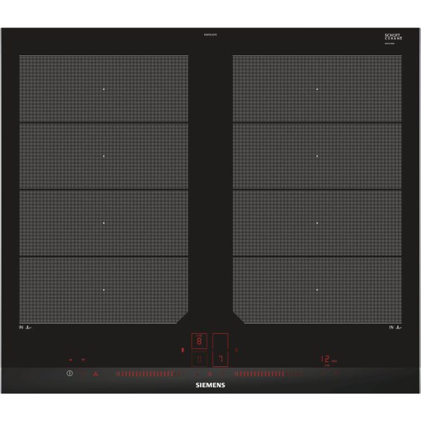 Siemens 60cm Induction Hob with Remote Monitoring and Control Black