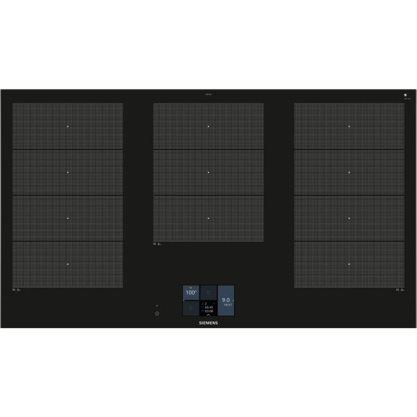 Siemens 90cm Induction Hob with Remote Monitoring and Control Black