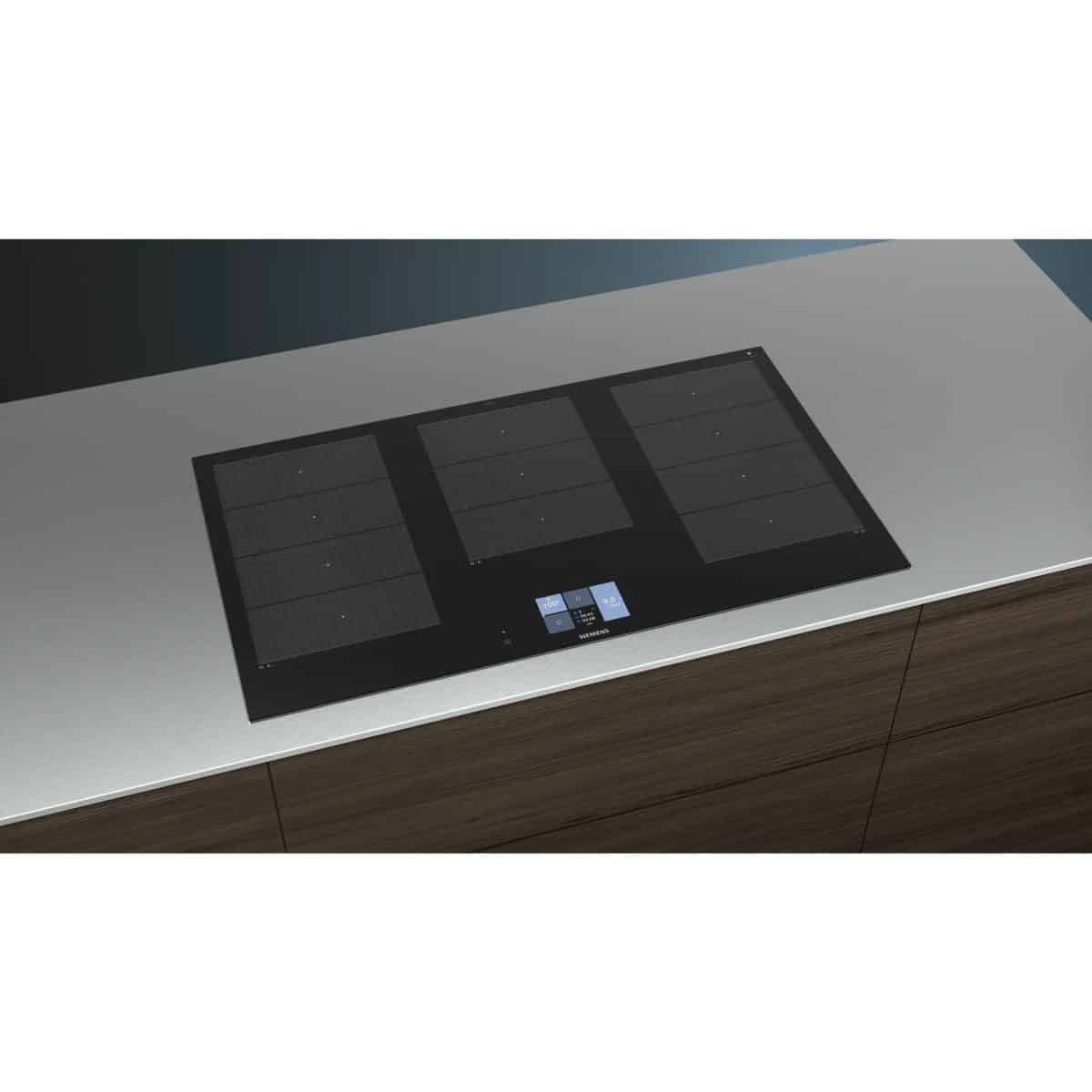 Siemens 90cm Induction Hob with Remote Monitoring and Control Black - Image 2