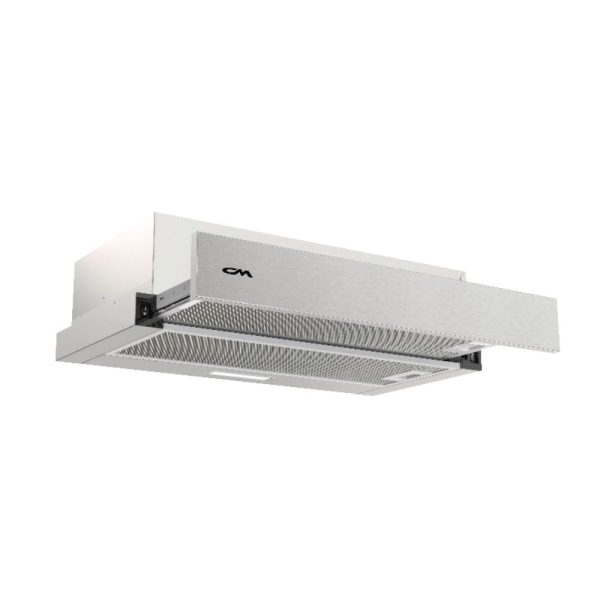 High-performance kitchen range hood, modern ducted exhaust system, quiet operation, stainless steel finish, ideal for professional and home kitchens.