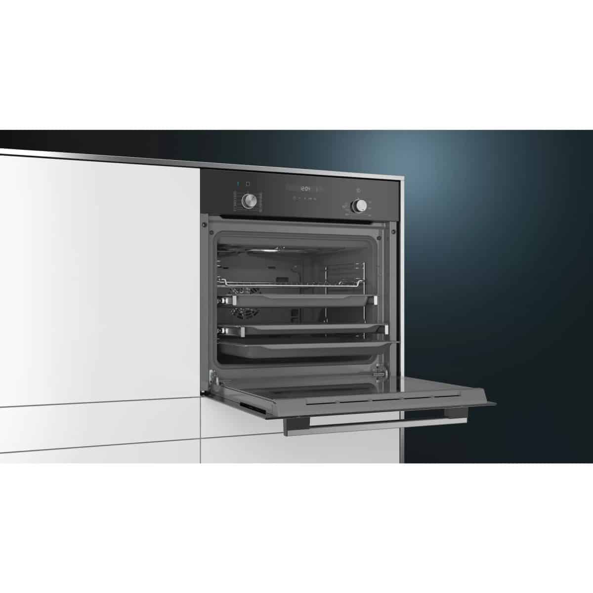 Siemens Built-In Oven With Added Steam Function 60cm Black - Image 4